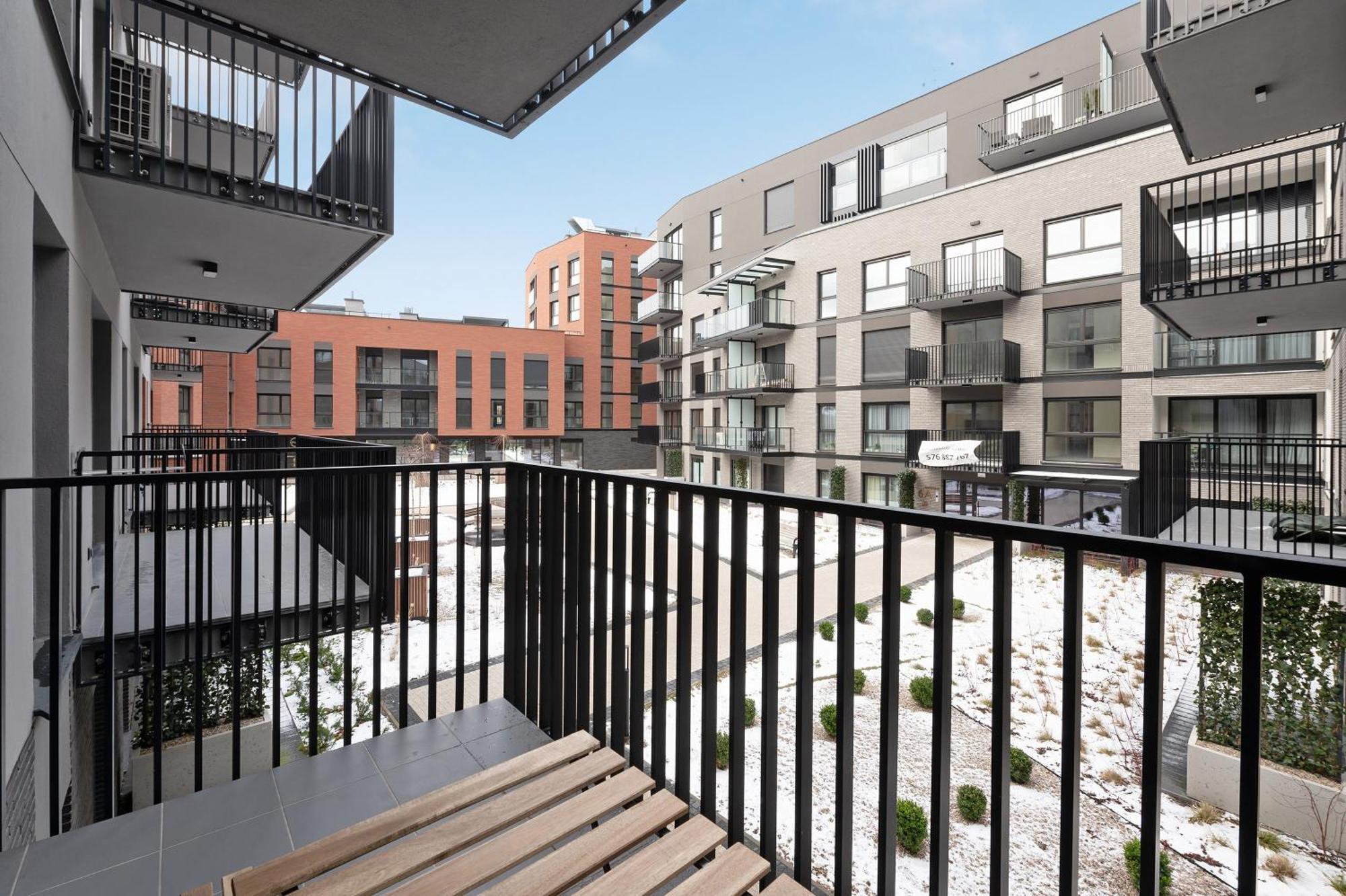 Nadmotlawie Riverside & Gym By Downtown Apartments Gdańsk Rum bild