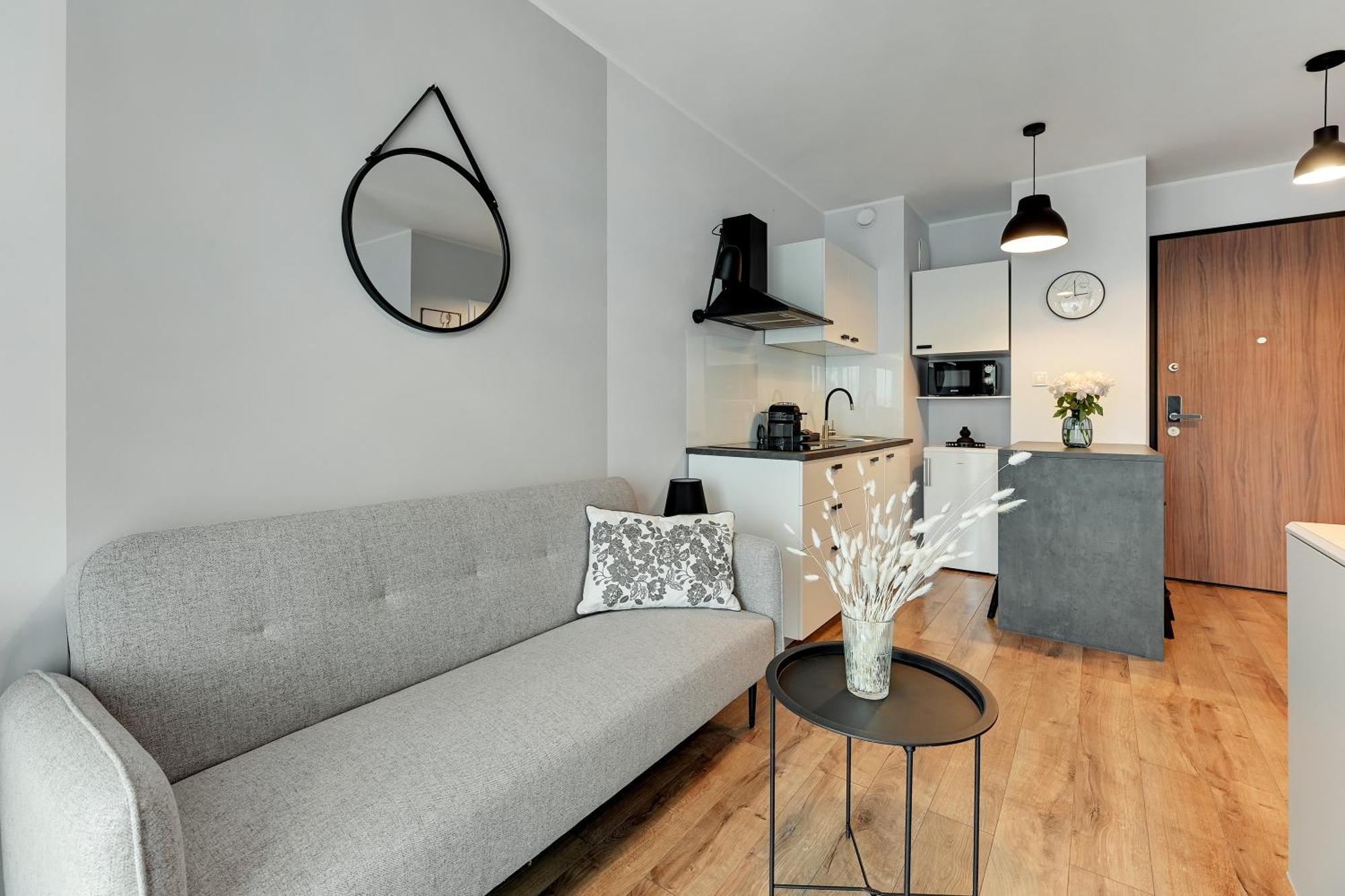 Nadmotlawie Riverside & Gym By Downtown Apartments Gdańsk Rum bild